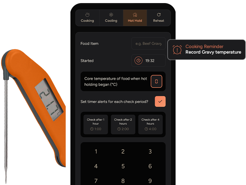 Taybl Food Safety Software - ProveIt Cooking, Cooling & Reheating Records