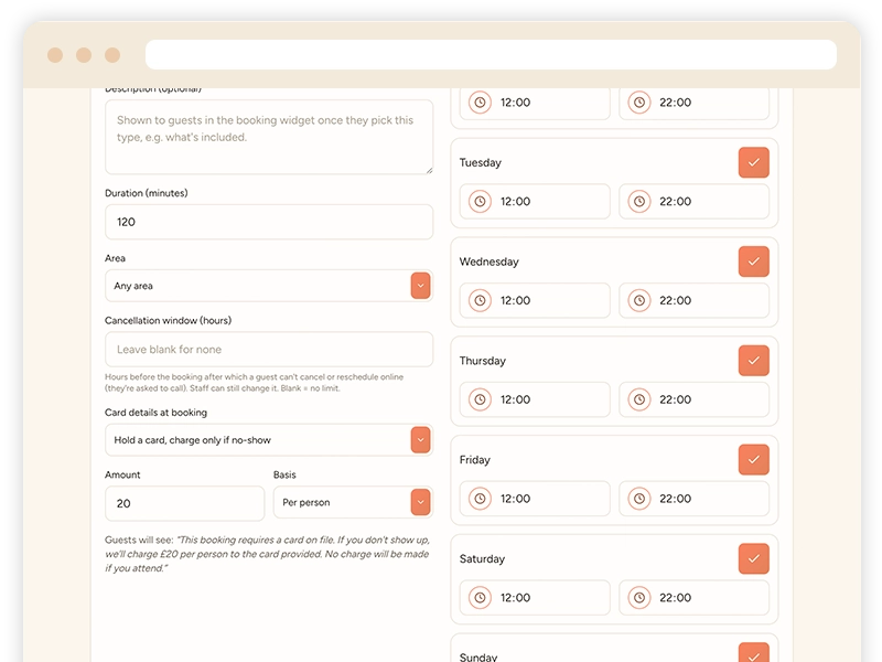 Taybl Restaurant Management Software - Payments & Deposits